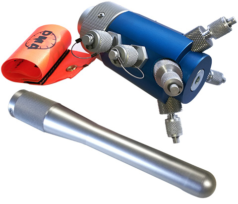 Pitot-static adapter with blanking plug